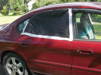 Auto Door Glass Replacement Before